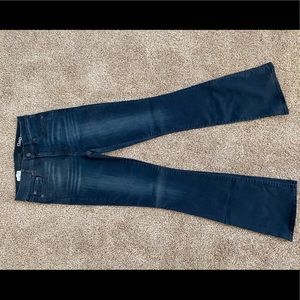 GAP Skinny Flare Dark Wash Denim, size 27r